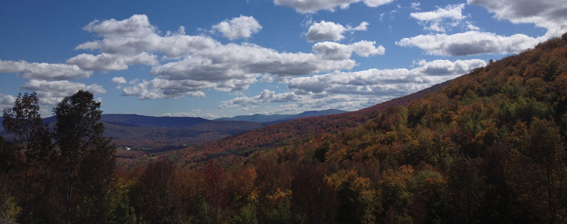 hunter mountain view in fall