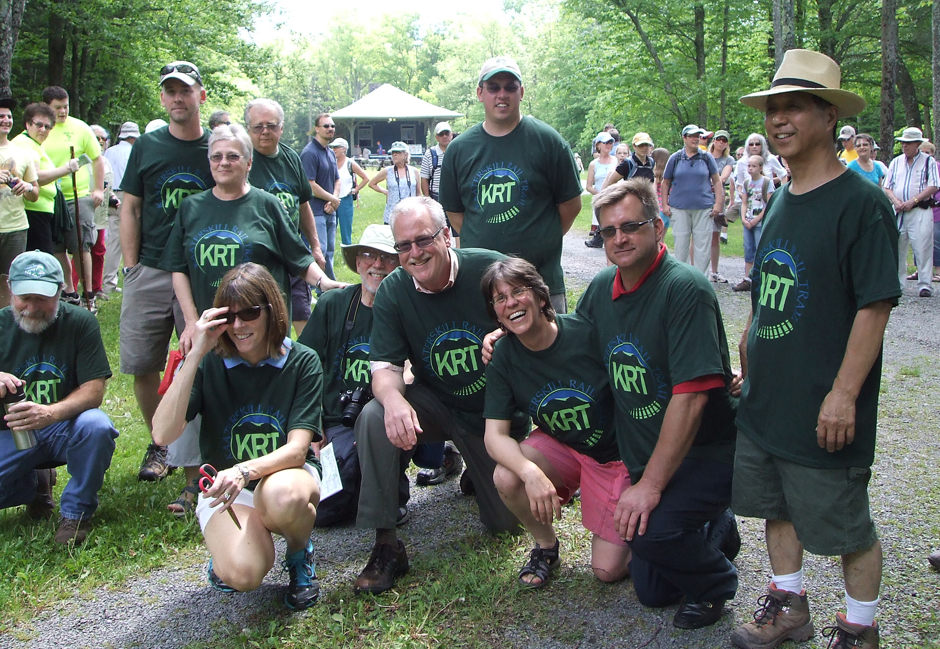 KRT volunteers during the June 2012 opening